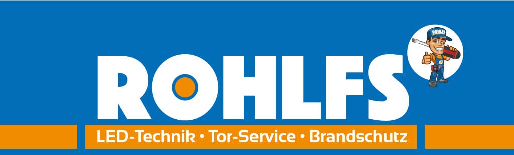 ROHLFS Logo - LED-Technik, Tor-Service und Brandschutz